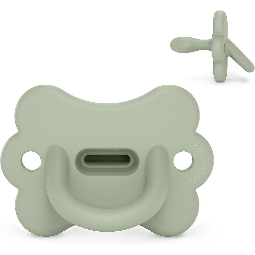 CHUPETE TODOSILICONA FIS. 6-18M BUTTERFLY VERDE SOFT