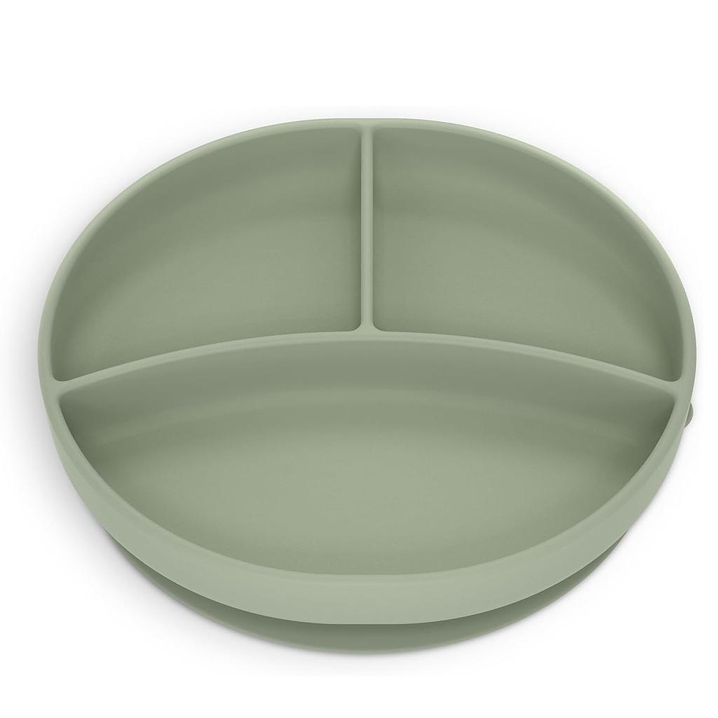 PLATO CON DIVISIONES VERDE SOFT