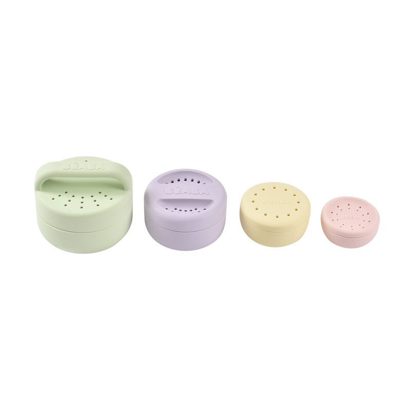 JUEGOS DE BAÑO SILICONA 4 PZAS
