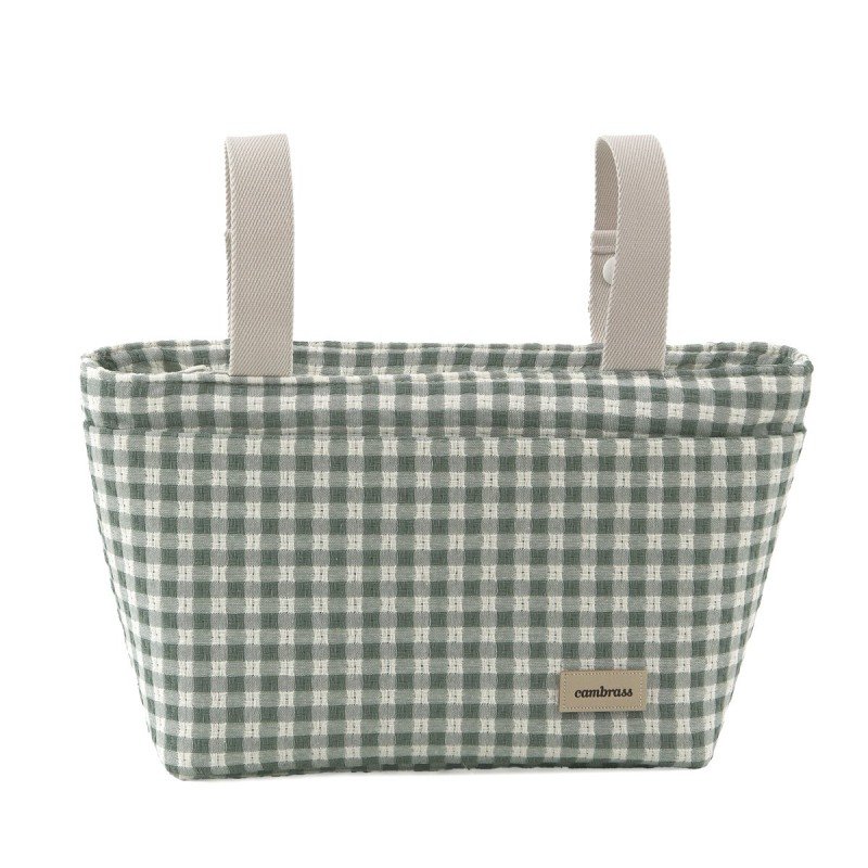 BOLSO ORGANIZADOR VICHY VERDE 13X38X20 CM