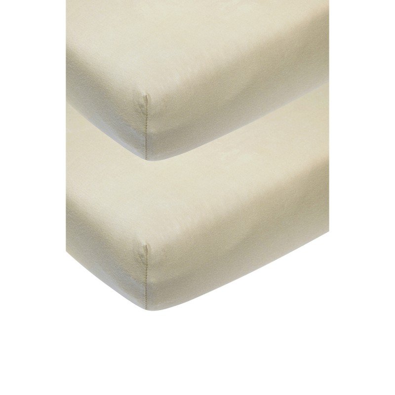 MEYCO SABANA BAJ.AJUS.CUNA 60 - PACK DE 2 - 60x120 CM ME-UNI SAND