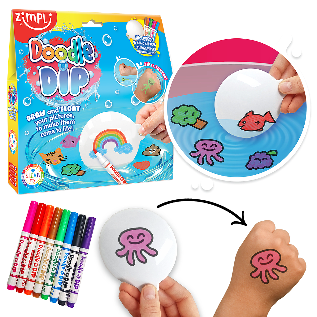 DIBUJOS MAGICOS DOODLE ´N´ DIP