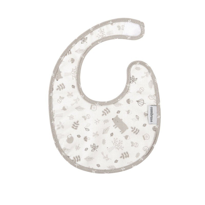 BABERO REDONDO C/VELCRO ABETE BEIGE
