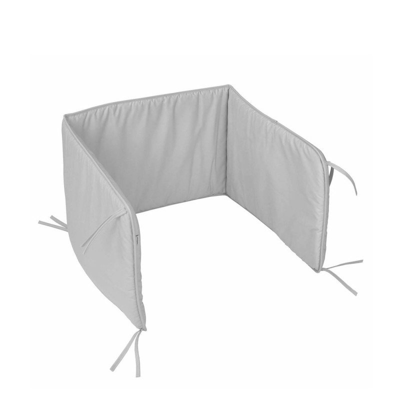 PROTECTOR DE CUNA 60 LISO GRIS
