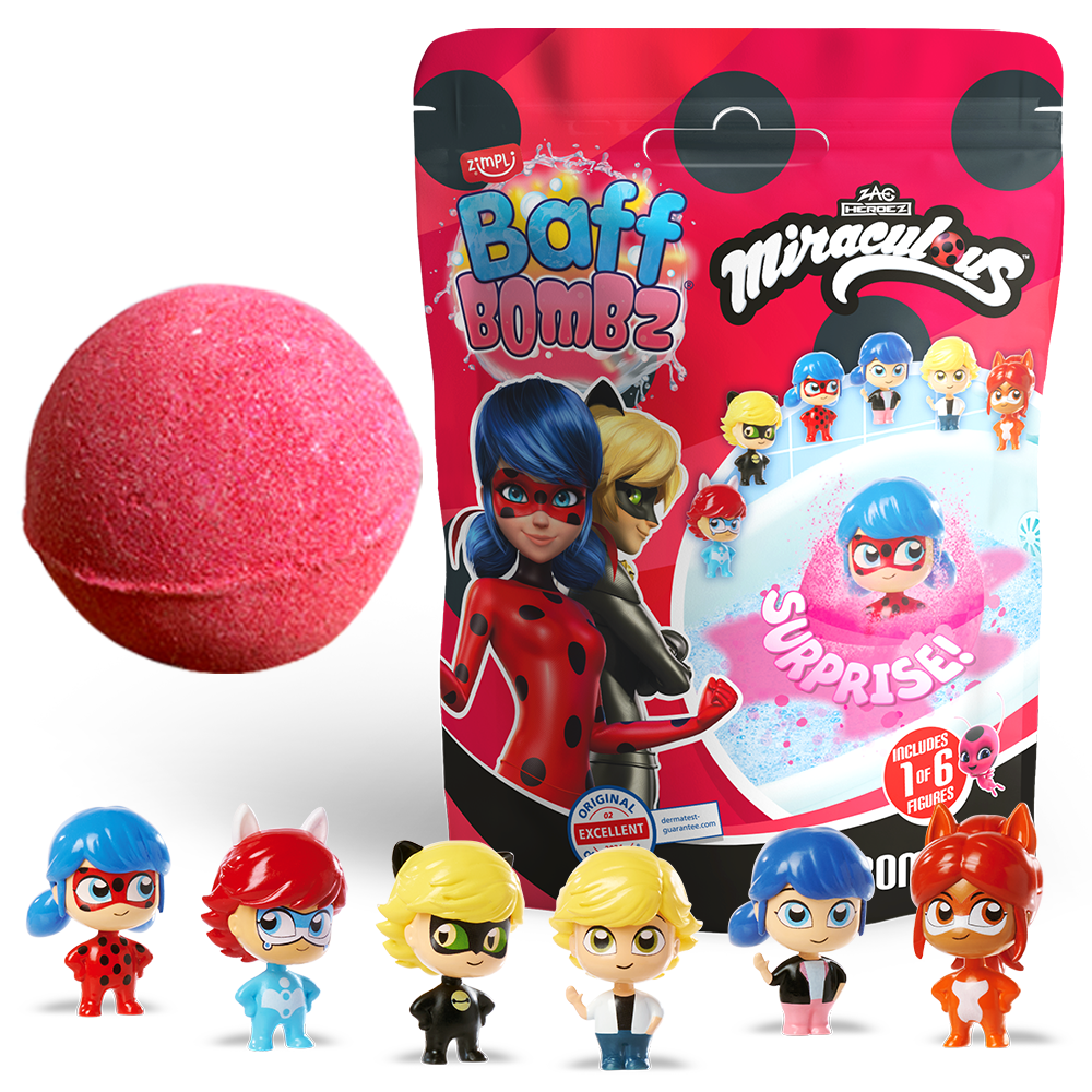 BOMBA DE BAÑO SURPRISE LADYBUG 1x100gr.