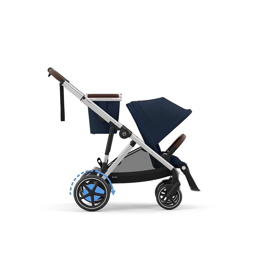 CYBEX eGAZELLE Silver Ocean Blue