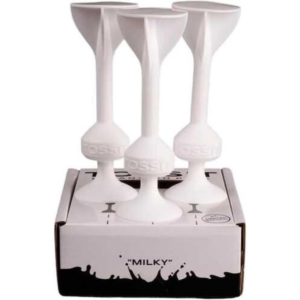 TOSSIT 3 DARDOS SILICONA MILKY