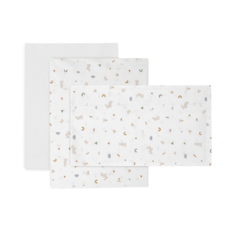 SABANA CUNA 3 PCS (CUNA 70) 120X180X1 CM RABBIT BEIG