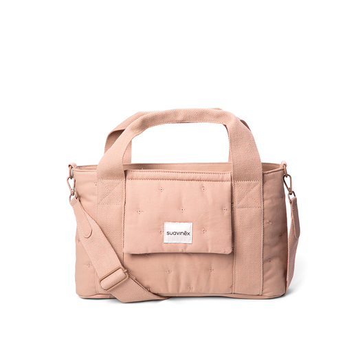 BOLSO MATERNIDAD PANERA POETRY LISO ROSA
