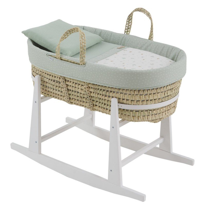 CAPAZO ACOLCHADO BEBE MIO CUCO ARDI VERDE+PATAS BLANCO
