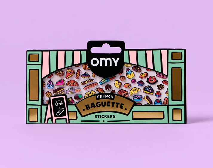 OMY PEGATINAS NEW STICKERS BOUTIQUE BAGUETTE