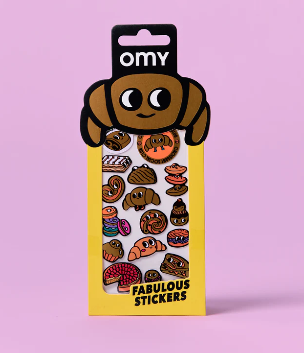 OMY PEGATINAS NEW STICKERS ICONIC CROISSANT