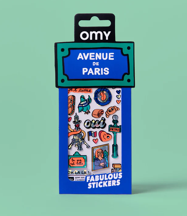 OMY PEGATINAS NEW STICKERS ICONIC PARIS