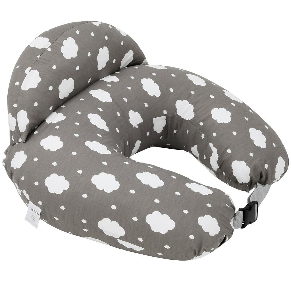 MOMCOZY ALMOHADA LACTANCIA FORMA U NP001 46x46x15 CM GRIS