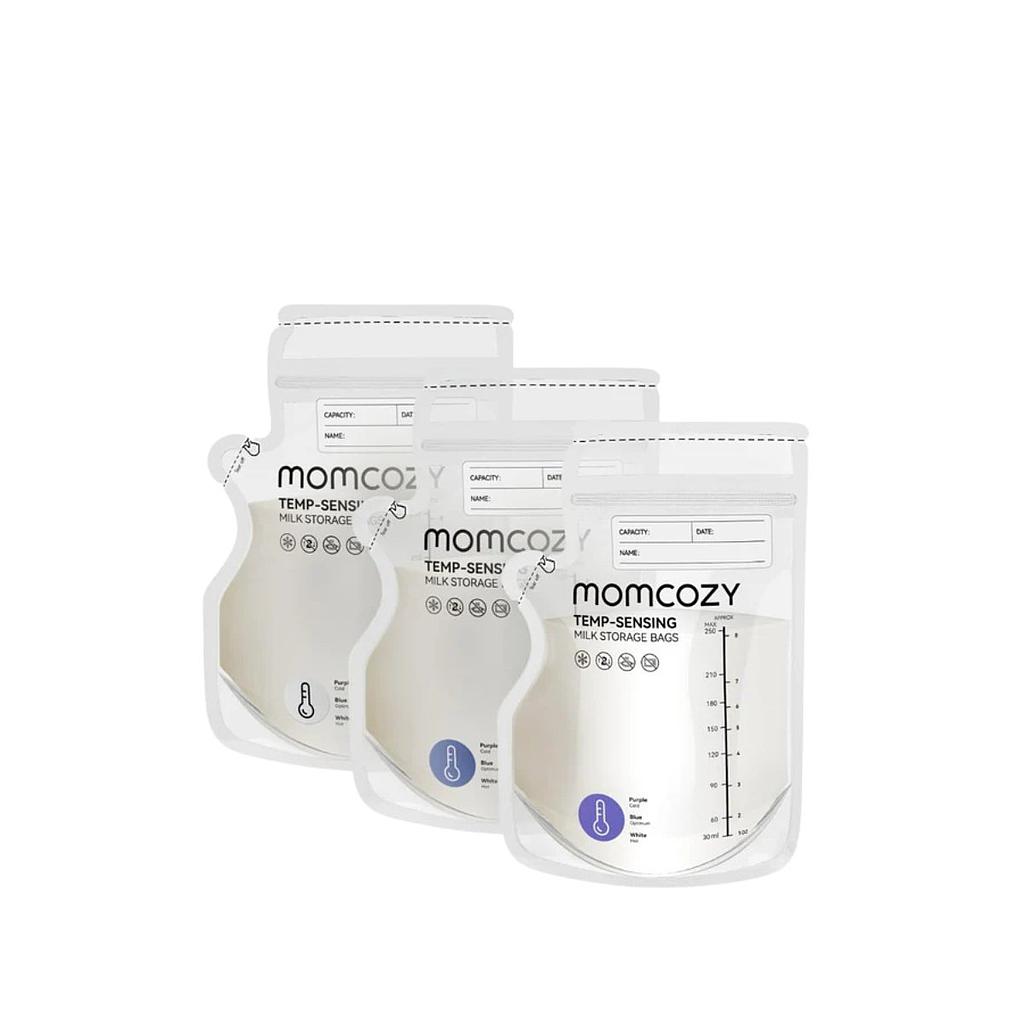 MOMCOZY BOLSAS ALMACEN LECHE M.BOQUILL B2 60 UDS. TRANSPARENTE 250ml