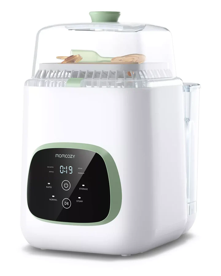 MOMCOZY ESTERILIZADOR Y LIMPIEZA DE BIBERON BS003 KLEANPAL PRO UNICO BLANCO