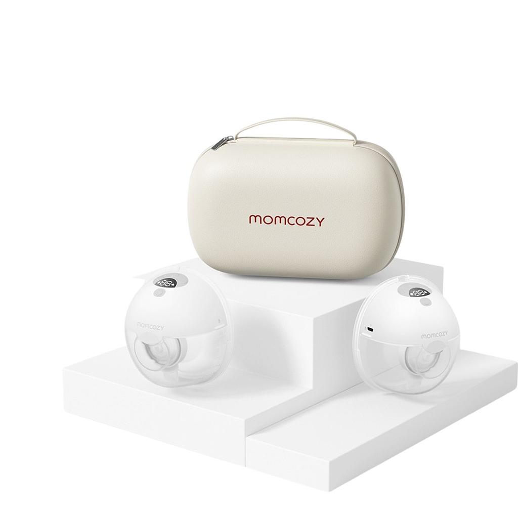 MOMCOZY SACALECHE DOBLE ELECTRICO PORTATIL M5 UNICO GRIS