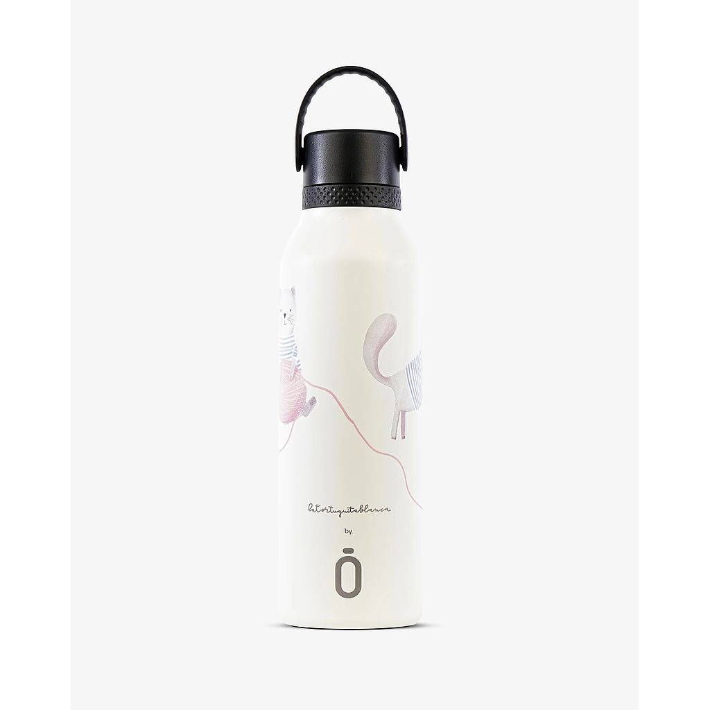 BOTELLA TERMICA RUNBOTT SPORT MII 60CL LA TORTUGUITA BLANCA-LOVELY CAT WOOL
