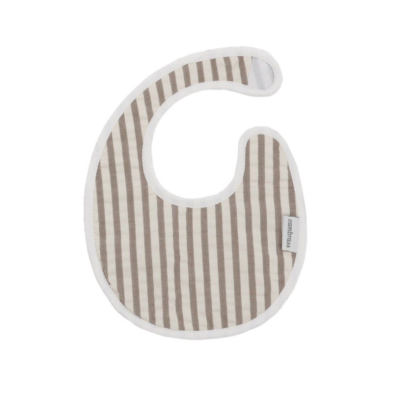 BABERO RDO. CON VELCRO DERBY BEIGE 16x19x1 CM