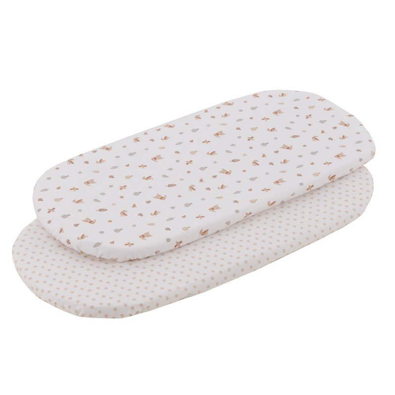 SABANA BAJERA CAPAZO PACK 2 UD. 35x80x7 CM SENDA BEIGE