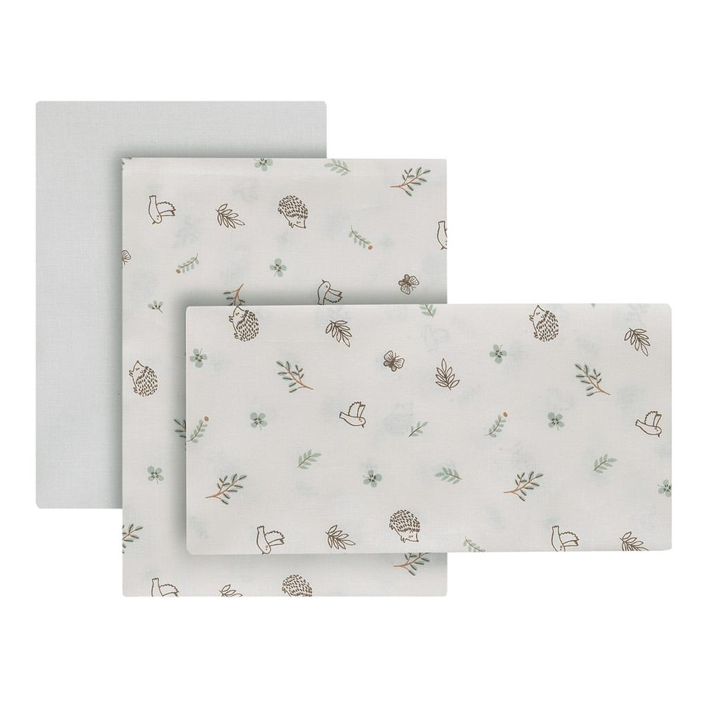 SABANA CAPAZO 3 PCS 35X80X1 CM CALMA VERDE