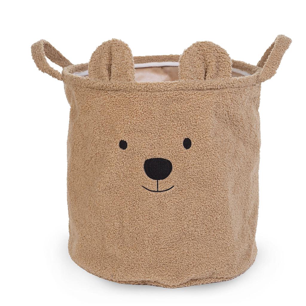 CESTO DE ALMACENAJE TEDDY 40X40X40 MARRON