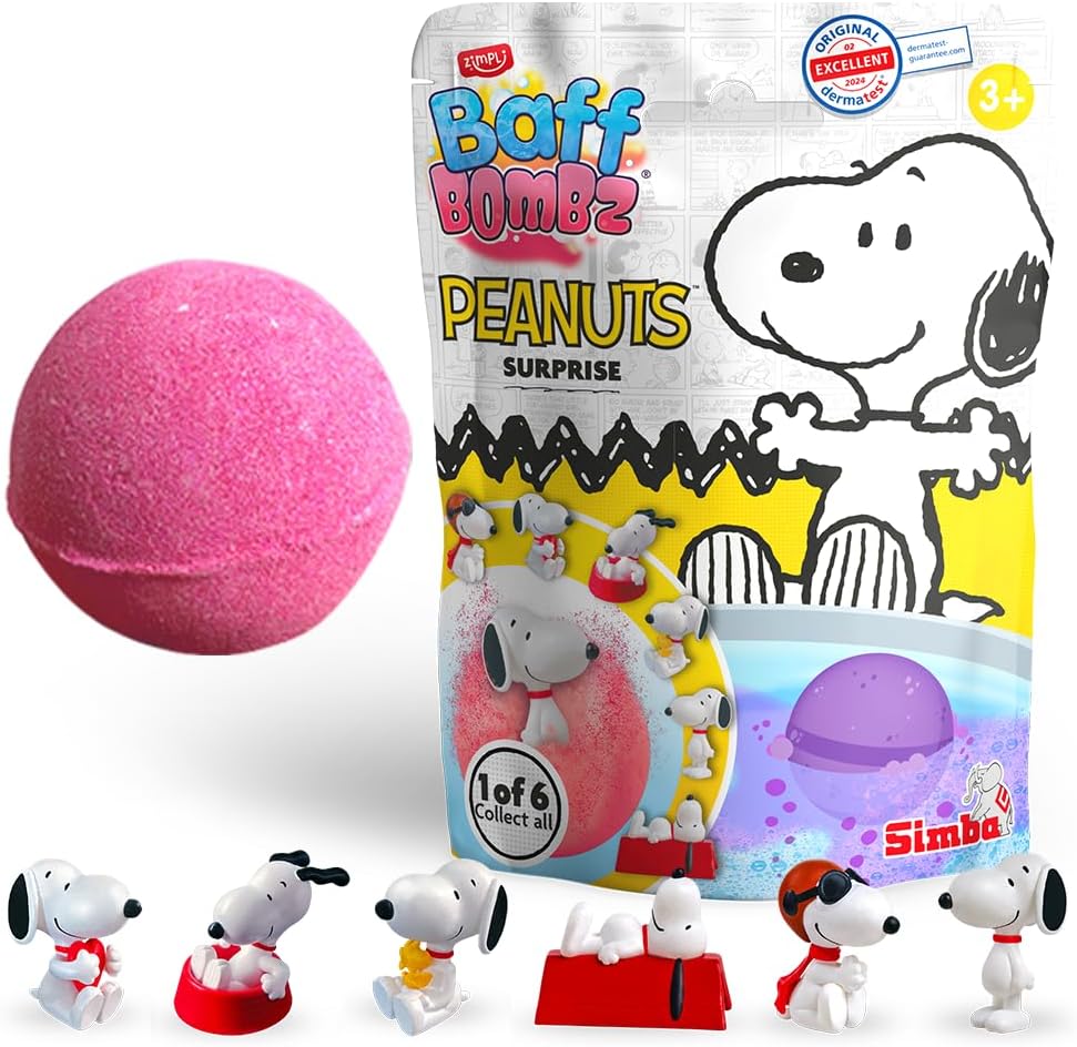 BOMBA DE BAÑO SURPRISE SNOOPY 1x100gr.