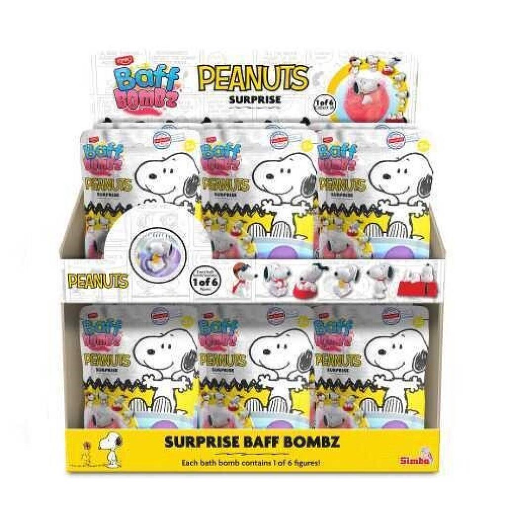 DISPLAY 24 UN. BOMBAS DE BAÑO SURPRISE SNOOPY