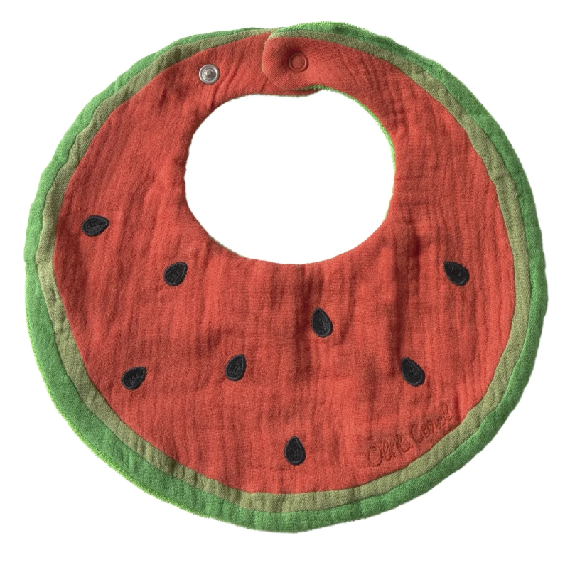 Oli&amp;Carol WALLY THE WATERMELON Babero
