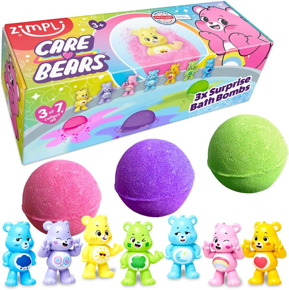 PACK 3 BOMBAS DE BAÑO SURPRISE OSITO AMOROSO