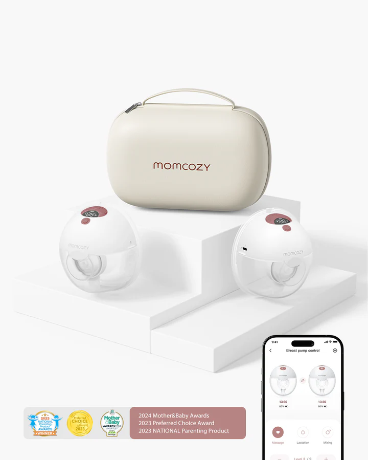 MOMCOZY SACALECHE DOBLE ELECTRICO PORTATIL M5 smart