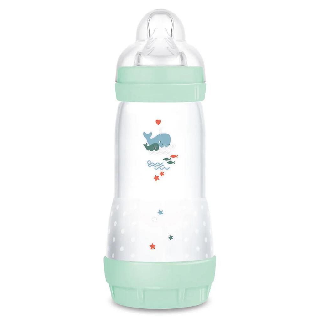 MAM BIBERON ANTI COLIC +4M 320ML AZUL