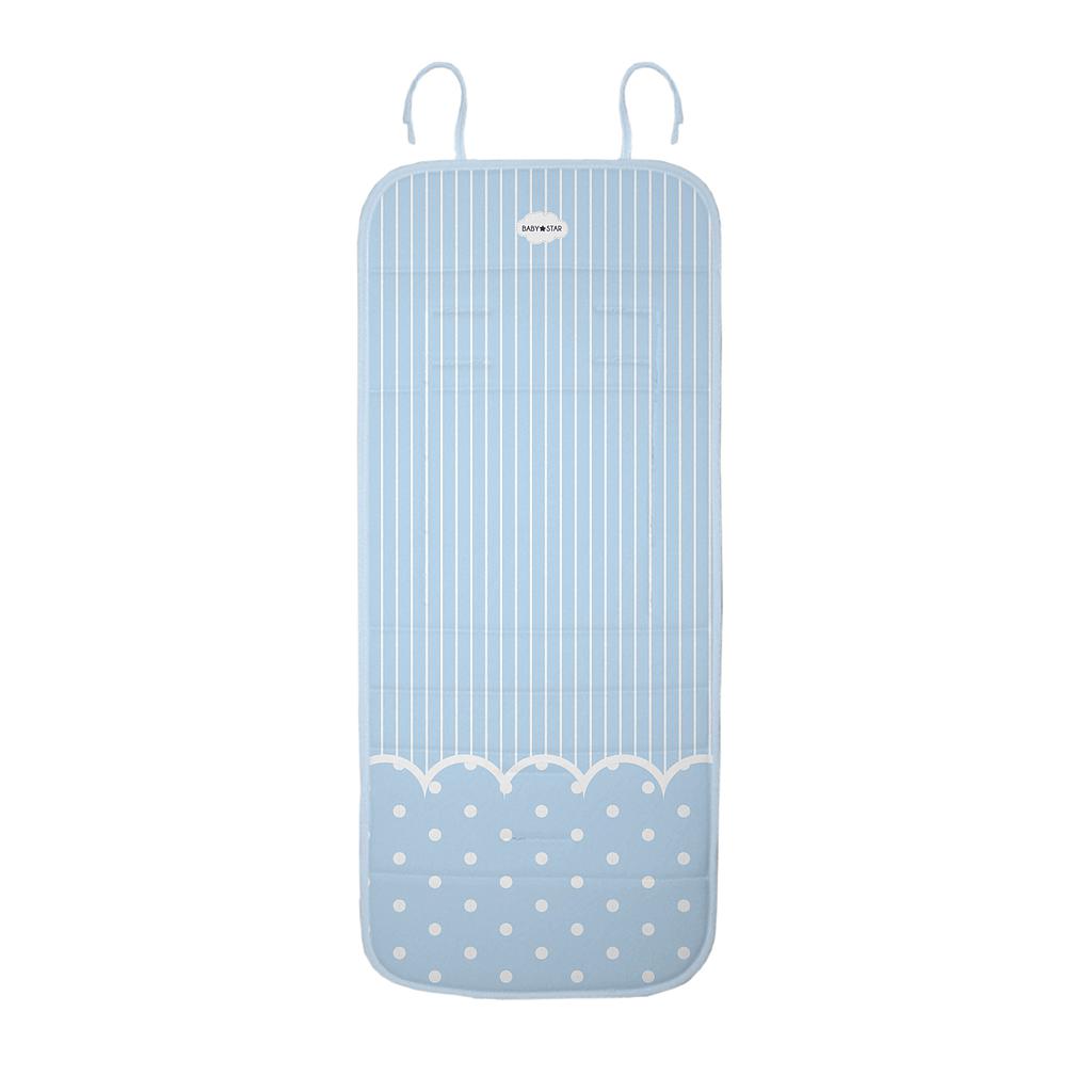 COLCHONETA RECTA RVBLE.CLASSIC CELESTE