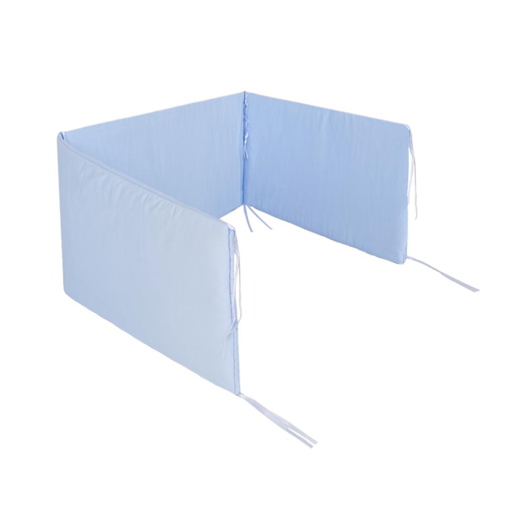 PROTECTOR CUNA 120X60 PIQUE CELESTE