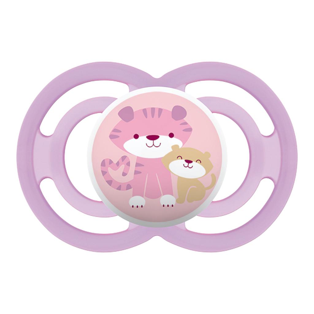 MAM CHUPETE SILICONA PERFECT 16M+ ROSA