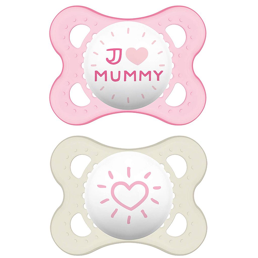 MAM CHUPETE ORIGINAL 0M+ LATEX ROSA 2UN