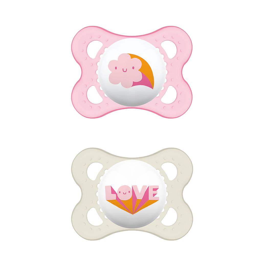 MAM CHUPETE ORIGINAL 0M+ SILIC ROSA