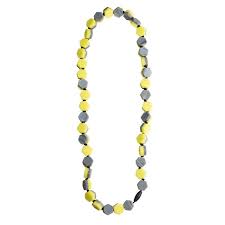 COLLAR 2-SIDE JELLYSTONE LIMON/GRIS