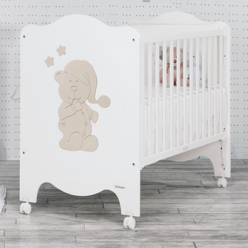 CUNA SLEEPY BEAR REF.06932 BLANCO/TIERRA