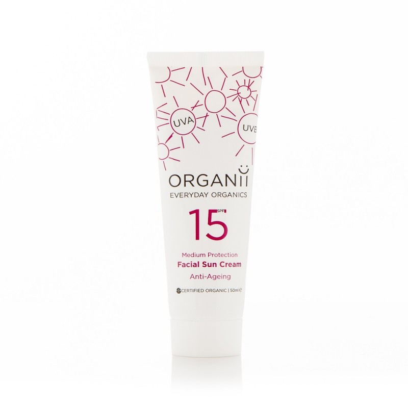 CREMA SOLAR FACIAL ORGANII SPF15