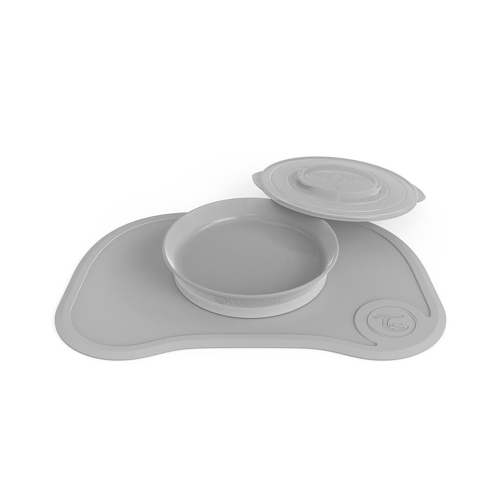 MANTEL CLICK-MAT+PLATO 6M+ PASTEL GRIS