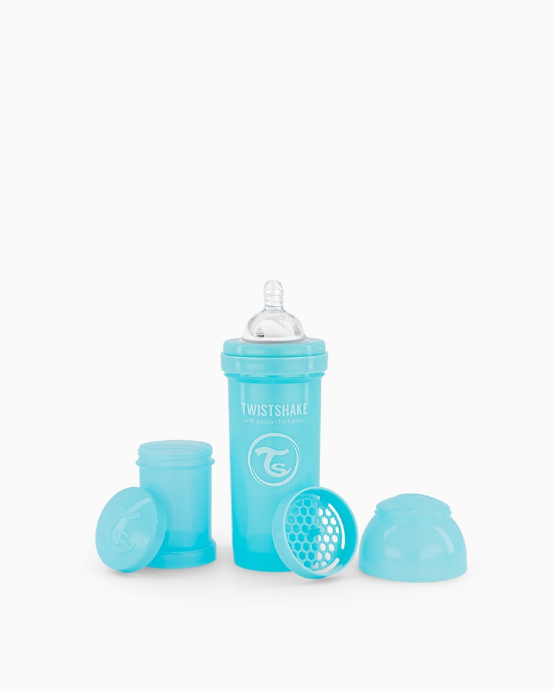TWISTSHAKE BIBERON 260ML PASTEL AZUL