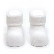 CALCETINES BEBE LISO BLANCO T17-18