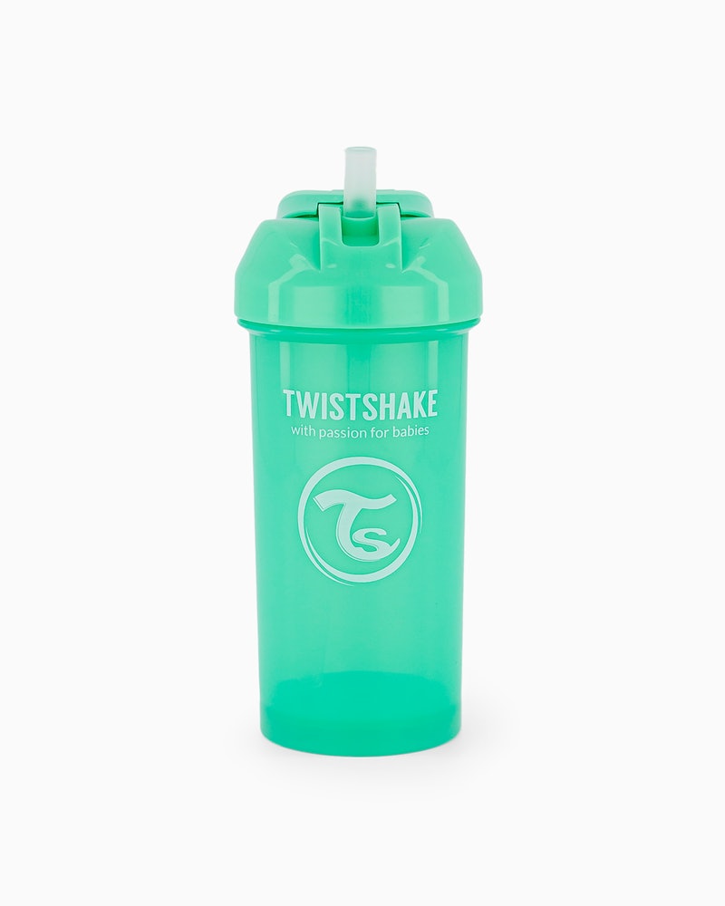TWISTSHAKE TAZA CAÑITA 360ML PASTEL VERD