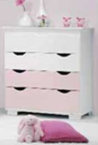 COMODA KIARO REF.17004 BCO MAT/ROSA BR