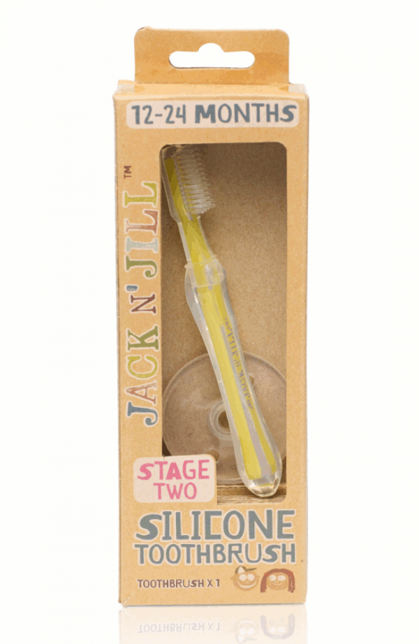 CEPILLO DE SILICONA JACK N JILL 12-24M