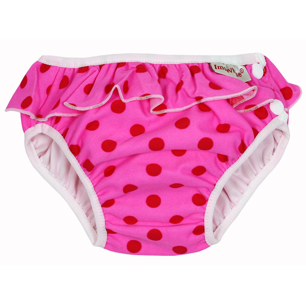 BAÑADOR PAÑAL LUNARES ROSA T.XXL (SL)