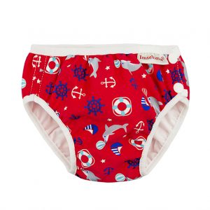 BAÑADOR PAÑAL ROJO MARINO T.XXL