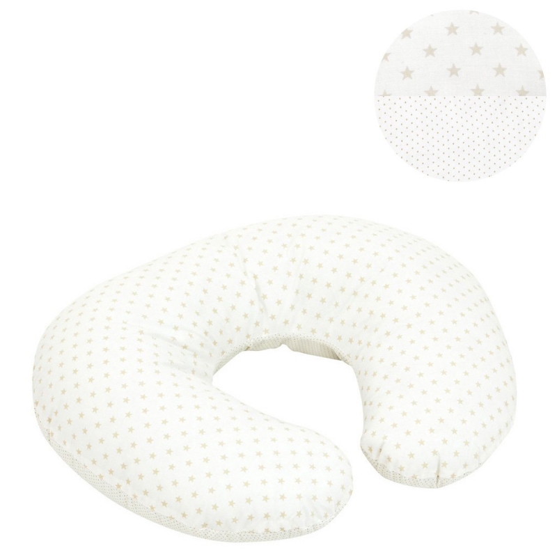 ALMOHADA DE LACTANCIA PEQUEÑA STAR BEIG