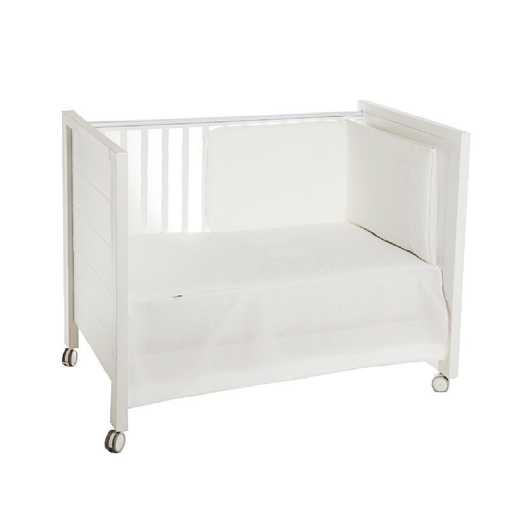 COLCHA+PROTECTOR CUNA 60 CLASSIC BEIG